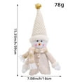 thumbnail image 3 of Cubierta para botella de vino con muñeco de Papá Noel. Bonita botella de vino tinto decorativa., 3 of 4
