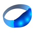 thumbnail image 1 of Blinkee RBFBL-BL Rubber Frosted Bracelet, Blue, 1 of 1
