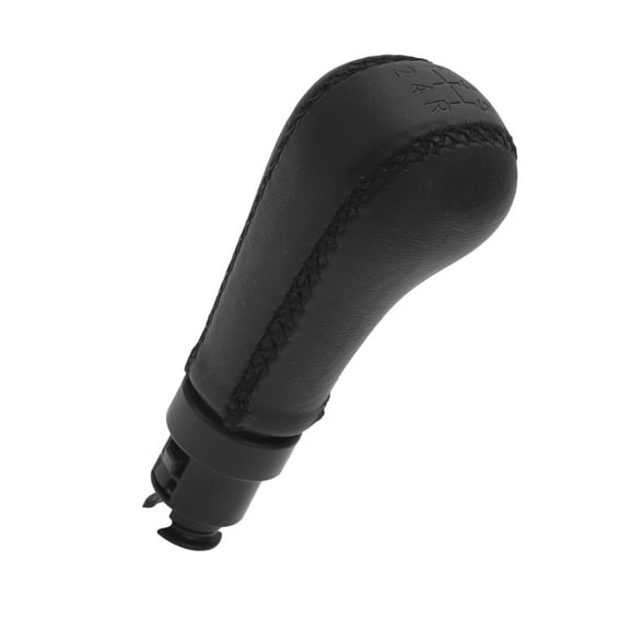 Unique Bargains Gear Shifter Knob for Volvo S60 2004-2009 Plastic Faux Leather Black 5 Speed Manual Stick Shifter Knob
