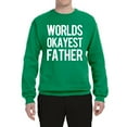 thumbnail image 2 of Wild Bobby,Worlds Okayest Father Gift for Father Dad Husband, Father's Day, Unisex Crewneck Graphic Sweatshirt, Kelly, 3XL, 2 of 3