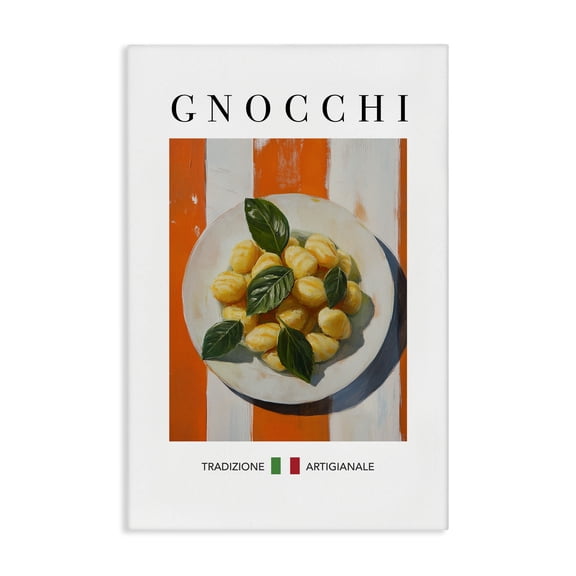 Stupell Industries Traditional Traditional Gnocchi Pasta Canvas Art, 16 x 24, by Andreas Magnusson