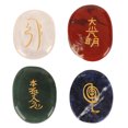 thumbnail image 3 of Pierres d'Équilibre Reiki, Pierres Chakra Lissantes 4 Pcs pour Méditation, 3 of 8