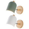 thumbnail image 4 of 2 uds lámpara de pared giratoria jinwen LED pantalla de lectura verde y blanco, 4 of 8