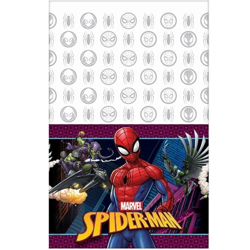Spider Man Kids Table Cover Cloth Tableware Party Supplies plastic 108CM X180CM