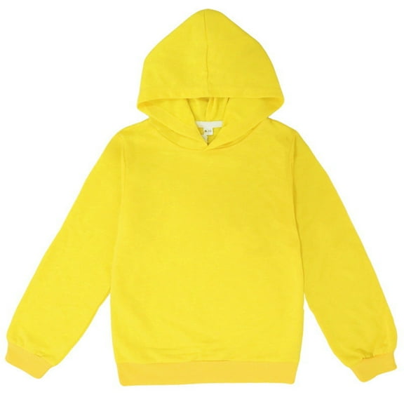 EnJoCho Children Blank Hoodie Spring Autumn Thin Lightweight Primary School Pullover Sweatshirt Casual All Over Print Comfortable Daily Wear Kids Apparel