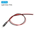 thumbnail image 3 of Uxcell LED Diode Light, DC Pre Wired Mini LED Lights Light-emitting Lamp Pink Light 3mm 50Pcs, 3 of 5