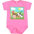 thumbnail image 3 of Inktastic Farm Animals with Cow, Chick and Pig Boys or Girls Baby Bodysuit, 3 of 5