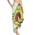 thumbnail image 2 of Haiem Avocado1 Women's Pajama Pants Ultra Lightweight Pjs Bottoms Sleepwear Bottom Pants With Pocket Drawstring-Small, 2 of 9