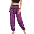 thumbnail image 5 of WILLBEST Pantalones Casuales para Mujer con Estampado de Letras, Cintura Alta, Holgados, Deportivos, con Cordón, Cómodos, Sanitarios, para Uso Diario Mediana, 5 of 5