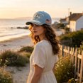 thumbnail image 5 of Hummingbird Blessing Faith Garden Morning Cap,Botanical Hummingbird American Flag Printed Baseball Cap,Lightweight Adjustable Casual Outdoor Sun Hat for Men & Women, 5 of 7
