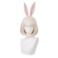 thumbnail image 1 of Anime BEASTARS Legosi The Rabbit Full Head Hair W ig Cosplay Halloween Masquerade Pelucas Accesorios Accesorios1 Deng Xun unisex, 1 of 2