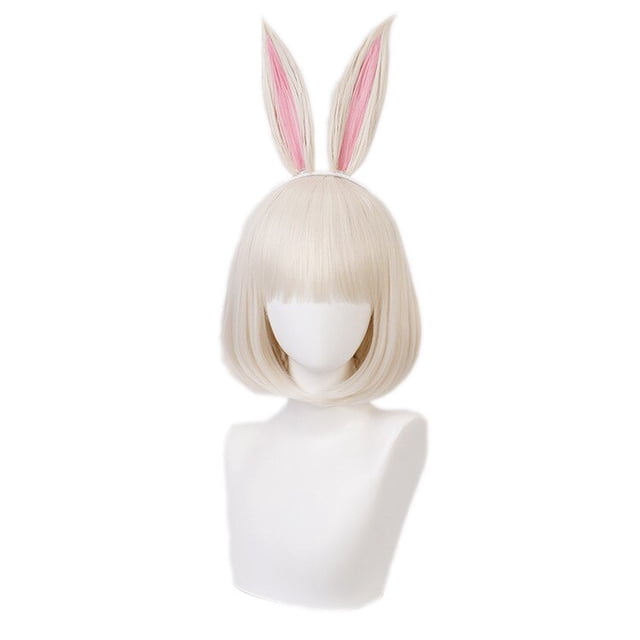 Anime BEASTARS Legosi The Rabbit Full Head Hair W ig Cosplay Halloween Masquerade Pelucas Accesorios Accesorios1 Deng Xun unisex