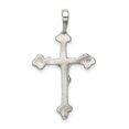 thumbnail image 2 of Diamond2Deal 925 Sterling Silver Crucifix Pendant for Women (L- 1.23 inch, W- 0.67 inch), 2 of 6