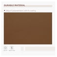thumbnail image 3 of 10x8 ft Retractable Patio Awning - Coffee Brown - Manual Sun Shade for Deck, Balcony, Door - UV Protection - Outdoor Weather Resistant, 3 of 8