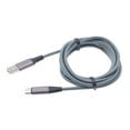 thumbnail image 2 of Charger Cord Type-C 10ft USB Cable for Coolpad Legacy - Power Wire USB-C Long Braided Fast Charge Sync Gray J8J, 2 of 6