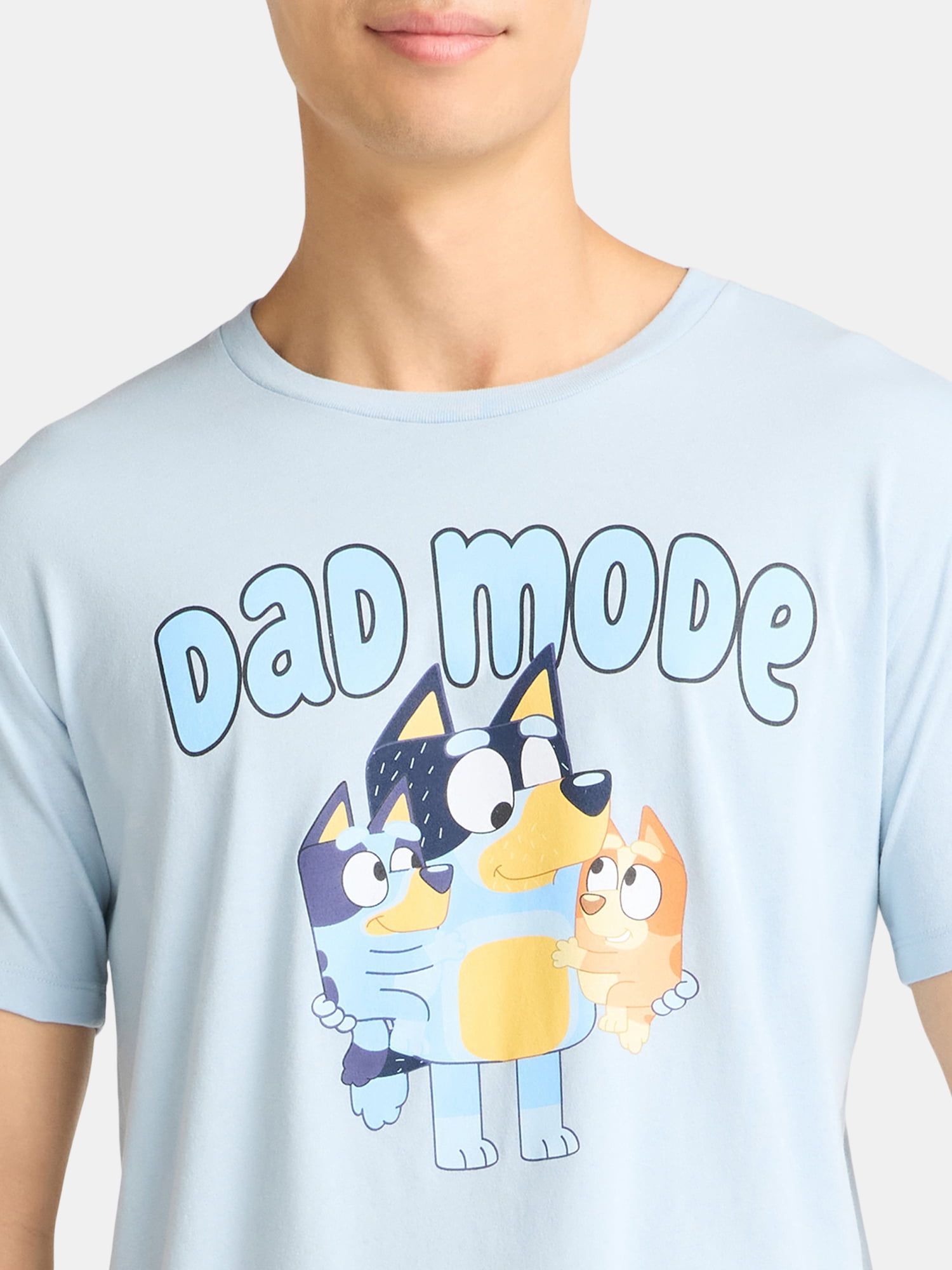 Bluey Father's Day, Men's & Big Men's Graphic Tee, Sizes XS-5XL