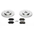 thumbnail image 3 of PowerStop Front Z23 Evolution Sport Carbon-Fiber Ceramic Brake Pad and Drilled & Slotted Rotor Kit Fits: CHEVROLET PONTIAC SATURN Select Models K1614, 3 of 6