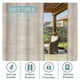 thumbnail image 3 of Cortinas transparentes de lino para exterior, impermeables, con autoadhesivo desmontable, natural, 3 of 5