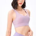 thumbnail image 6 of IROINNID Reduced Cross-Back Bra for Women Sports Bras Ladies Sports Underwear Shockproof Yoga Bra Quick Dry Fitness Vest,Purple, 6 of 9