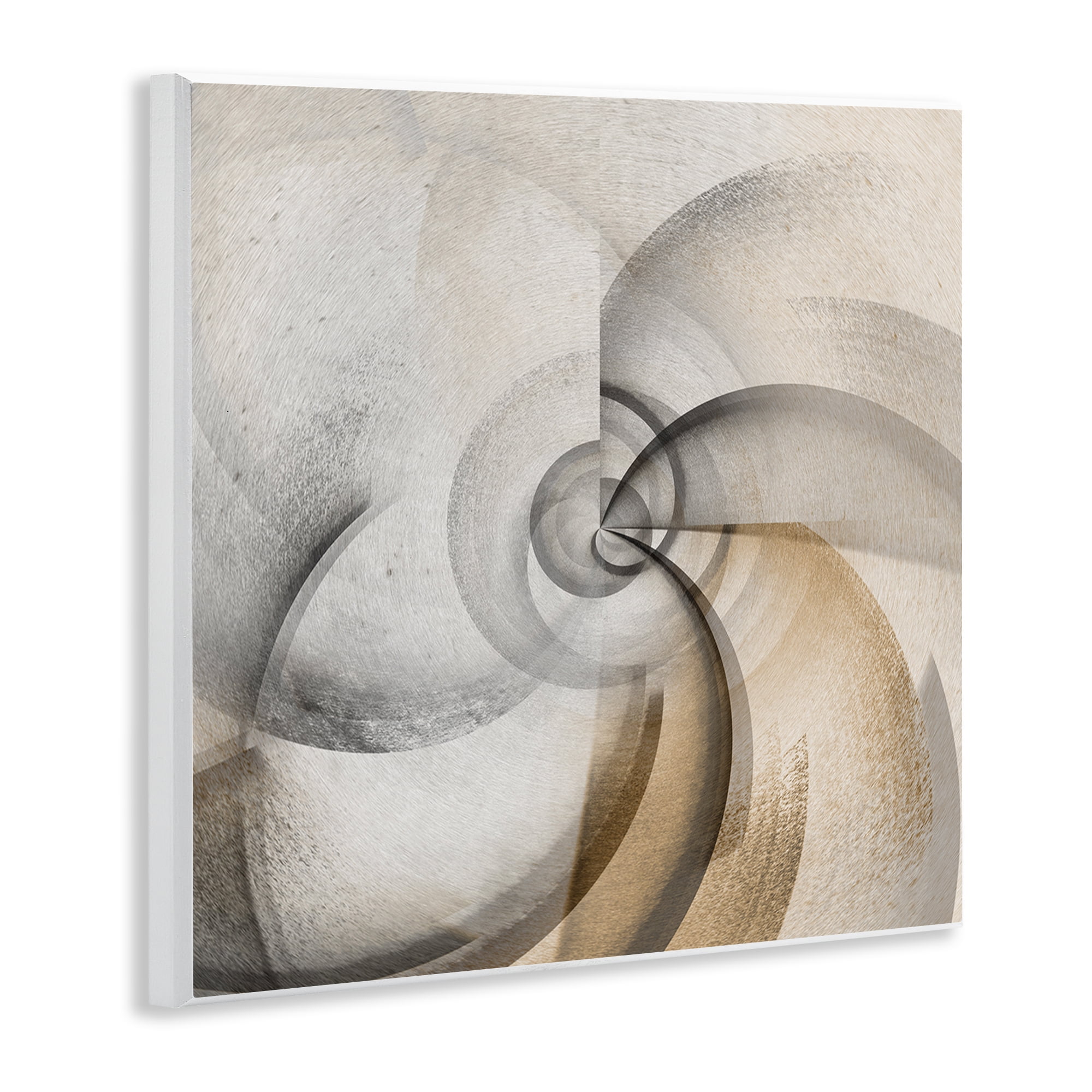 Stupell Industries Spinning Vortex Abstract Abstract Painting Unframed Art Print Wall Art, 12 x 12