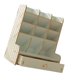 thumbnail image 3 of Organizador de bolígrafos de madera para oficina, organizador de escritorio multifuncional con múltiples rejillas. Blanco, 3 of 9