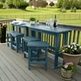 thumbnail image 2 of Highwood 6-pc Lehigh Balcony Set - Counter Height, Outdoor, Eco-friendly, Synthetic Wood, 2 of 8