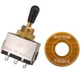 thumbnail image 2 of Interruptores de Potenciómetros Yuyangstore de Palanca de Guitarra Eléctrica Dorados, 2 of 8