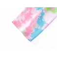 thumbnail image 6 of Beezizac Big Girls Stylish Tie Dye Rainbow Pajamas Soft 2-Piece Long Sleeves Set Outfit Cute Winter Jammies Kid Size 10, 6 of 7