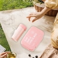 thumbnail image 1 of JZCHUNTOY Ensemble de Boîte à Lunch Bento et Gobelet d'Eau, Boîte à Lunch Compartimentée Étanche pour Micro-Ondes et Bouteille d'Eau Étanche, Trousse Réutilisable de Rangement pour Aliments et Boissons pour le Travail, le Pique-Nique et les Voyages en Plein Air, 1 of 6