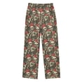 thumbnail image 2 of Wobogo Red Hat Skull Long Pajama Pants Bottoms Soft Sleepwear with Pockets, 2 of 9