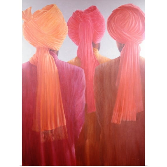 Great BIG Canvas | Rolled Lincoln Seligman Poster Print entitled Bir Trio
