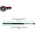 thumbnail image 3 of 2 Lift Supports Gas Struts Shocks Fits 2004-2009 Lexus RX330 RX350 RX400h Crossover Rear Hatch Trunk Cargo Door Liftgate Lifting SG229033 6135 689500E020 Springs Arms Dampers Rods Pair, 3 of 7