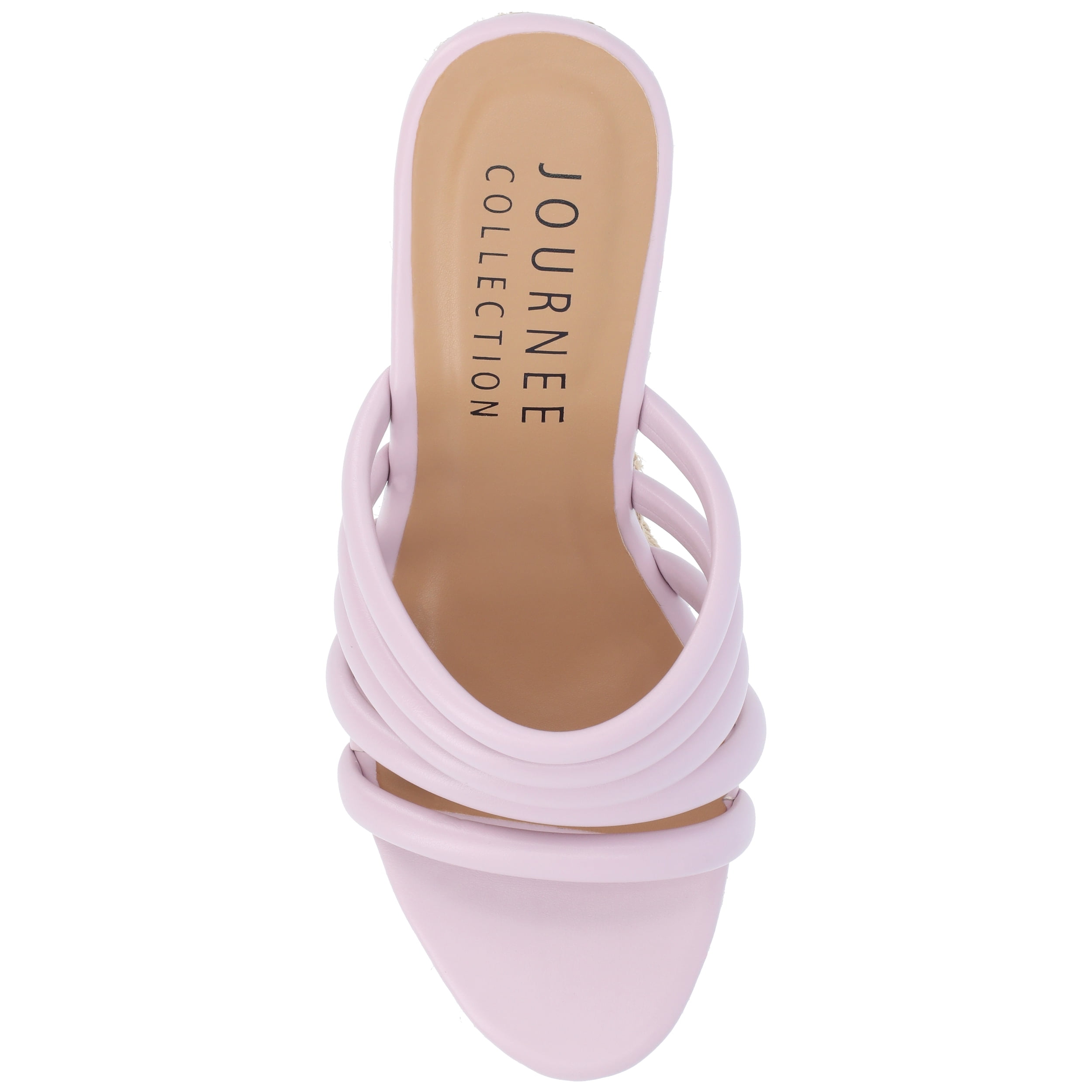 Journee Womens Cynthie Slip On Espadrille Wedge Sandals