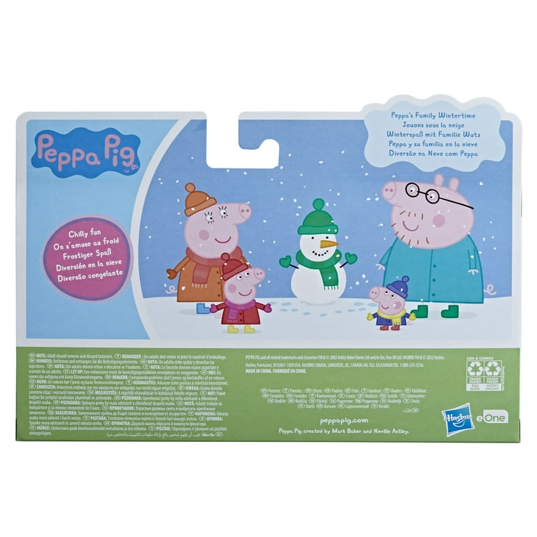 Peppa Pig Peppa s Club Peppa s Family Wintertime Figure 4 Pack Toy