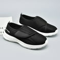 thumbnail image 2 of LASUDRAA Diabetic Adjustable Mens Shoes Lightweight Widen Sneakers for Swollen feet B/W Size 11, 2 of 9