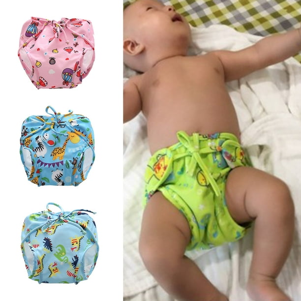 4 Packs Soft Baby Diaper Covers for Girls Plastic Pants Reusable Swim  Diaper Cover Portable Rubber Pants for Toddlers with Baby Washable Wipes  Boys