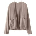 thumbnail image 5 of Kureaily Women's Jackets Cozy Cardigans Loose Knit Sweaters Stylish Outerwear Warm Layering Options Cardigan Outerwear, 5 of 5