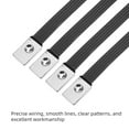thumbnail image 2 of KAKOWELY strap handle for speaker 4pcs Speaker Strap Speaker Handles Speaker Cabinet Strap Handle Vintage Style Guitar Amplifier Handle Speaker Handle for Guitar Speaker, 2 of 5