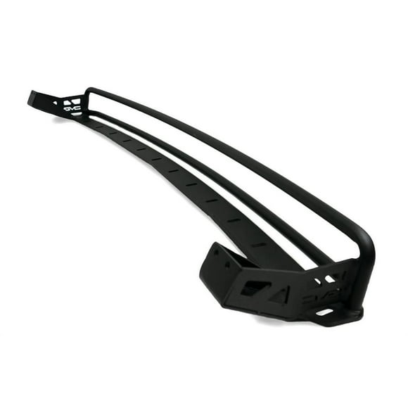 Fits 2021-2024 Ford Bronco DV8 Offroad Light Bar Mounting Kit LBBR-03 Curved Light Bracket for Twelve 3-Inch Pod Lights; Powder Coated; Black Steel