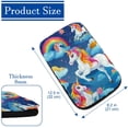 thumbnail image 4 of Unicorn Soft Comfortable Furry Printed Car Armrest Pad Mat Armrest Accessories 12.5x8.2 Inch, 4 of 6