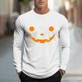 thumbnail image 2 of Kukoosong Men's Halloween T-Shirts Casual Crew Neck Long Sleeve Tops Athletic Wear Graphic Blouse Top, 2 of 5