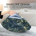 thumbnail image 4 of Yayeee Pillowcase King Size Set of 2 Satin Wrinkle Resistant Envelope Pillow Case, Shadowy Forest Pattern, 4 of 8