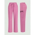 thumbnail image 3 of Cimmuovere Women's Nursing Pants, Comfortable Solid Color Simple Multi-Pocket Scrub Uniform Pants, 3 of 10