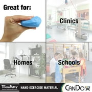 CanDo TheraPutty Exercise Material, 6 Oz, Blue, Firm