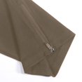 thumbnail image 6 of XUANTAOO Women Capri Leggings 2026 Trendy Zipper Knee Length Crop Trousers Summer Cropped Pants Workout Compression Pants Khaki Capri Pants For Women, 6 of 8