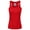 Red, variant on Women's Tank Top Sleeveless Racerback Basic Stretch Comfy Slim Fitted Ribbed Knit Tops Workout Yoga T Shirt NEWT386 Red S