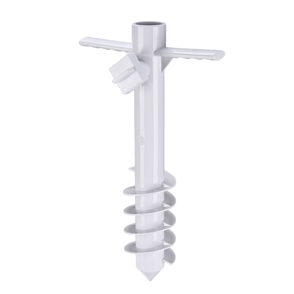 LAGarden 10" Sand Anchor for Beach Umbrella Outdoor Windproof Sand Grabber Spike for Grass Soft Land Camping Sunshade
