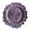 Violet, variante sur GROWTH TANK Assiette de Charge 13 Pouces Assiette de Service Décorative à Motif Floral Assiette Irrégulière pour Cuisine Occidentale Noire