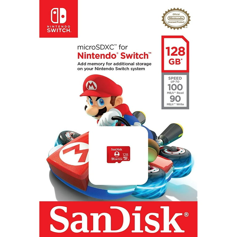 Nintendo Switch 本体 microSD 128GB Amazon.com: SanDisk 128GB MicroSD Nintendo Switch Memory