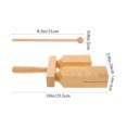 thumbnail image 2 of 1 Juego de percusión Orff de madera para niños, juguete de ritmo de música de madera, juguete de percusión para niños FRCOLOR HaoMX16271506, 2 of 6